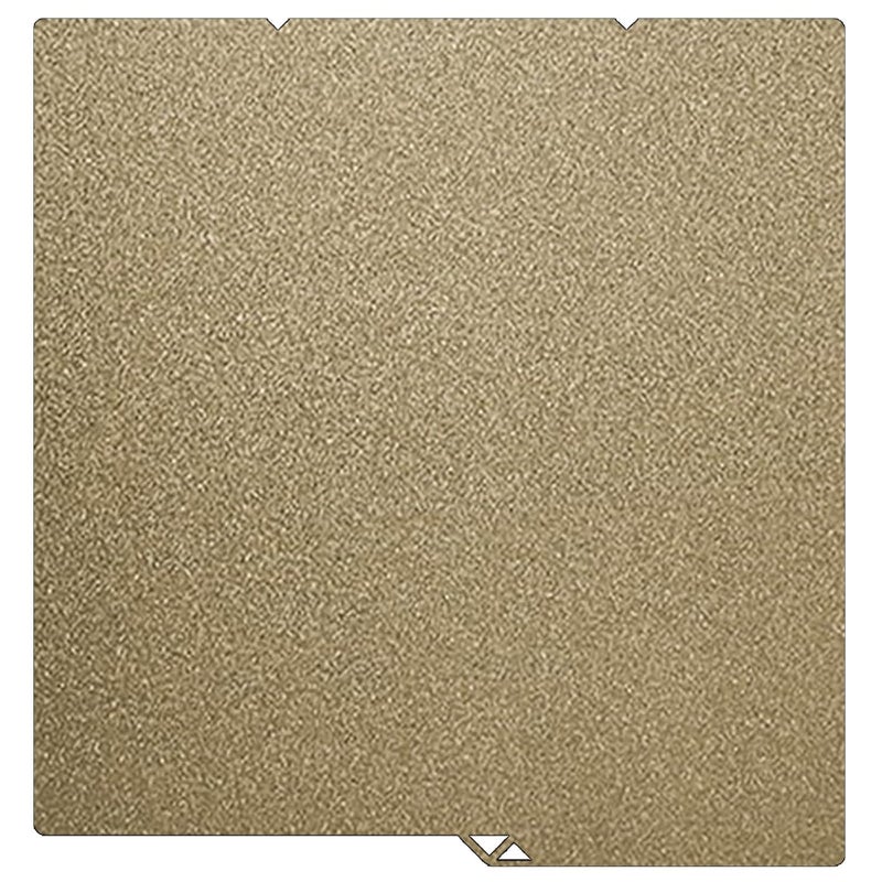 Wefuit 264 x276MM Kobra S1 Build Plate,Double Sided Textured Gold PEI for Anycubic Kobra S1/Combo/Ace Pro 3D Printer,Kobra S1 Spring Steel Sheet Platform Removable Heated Bed for Anycubic 3D Printer. - Image 1